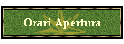 Orari Apertura